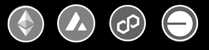 blockchain logos gray